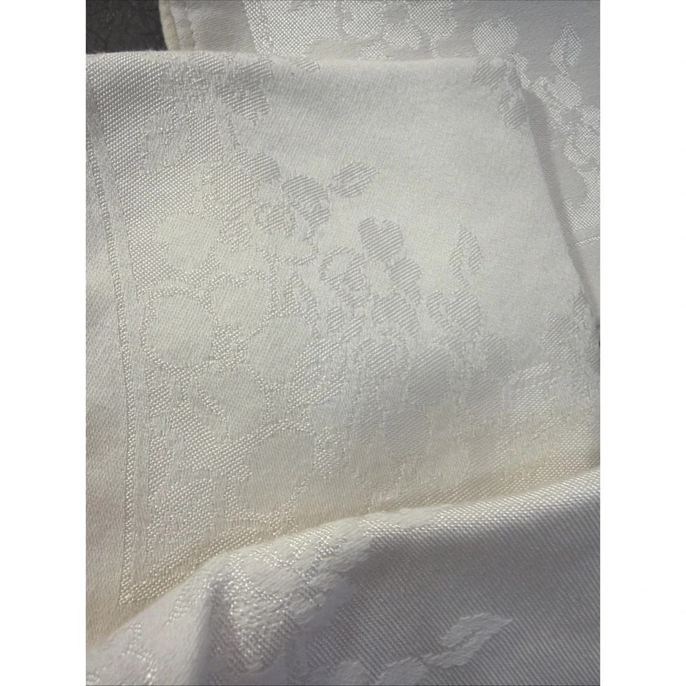 Set of 5 Vintage Linen Napkins Floral‎ Table Linens, Bread Basket, Clean 377